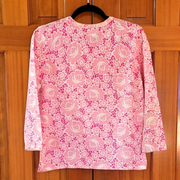 LILLY PULITZER Pink Cardigan - Medium - Picture 2 of 3